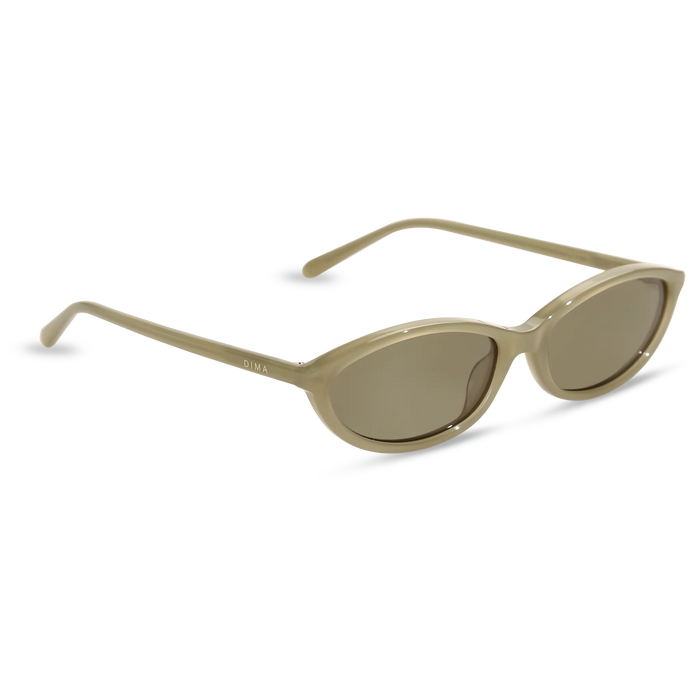 dima sunglass dina milky light olive frame olive lens 3