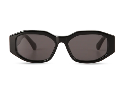 dima sunglass fleur black frame grey lens 1
