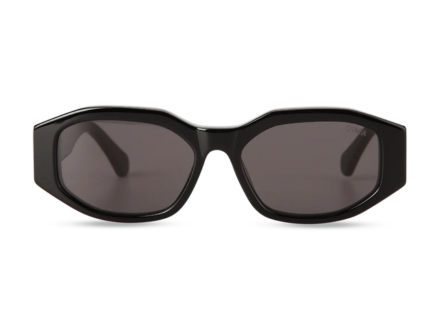 dima sunglass fleur black frame grey lens 1