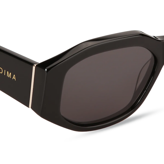 dima sunglass fleur black frame grey lens 4