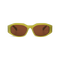 dima sunglass fleur milky olive frame brown lens 1