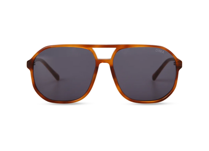 dima sunglass kiki amber tortoise frame vintage blue lens 1