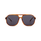 dima sunglass kiki amber tortoise frame vintage blue lens 1