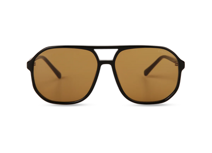 dima sunglass kiki black frame brown lens 1
