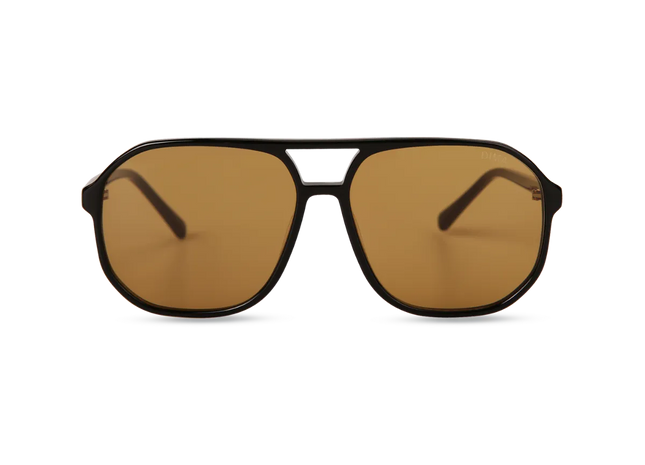 dima sunglass kiki black frame brown lens 1