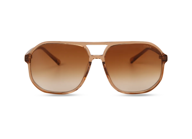 dima sunglass kiki crystal brown frame brown gradient lens 1