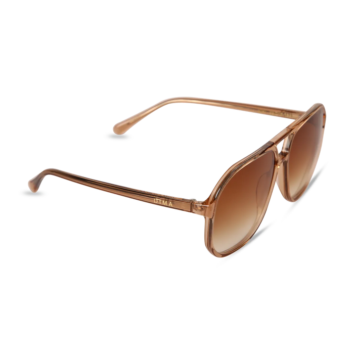 dima sunglass kiki crystal brown frame brown gradient lens 2