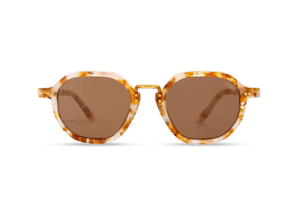 dima sunglass luxis brown pearl frame brown lens 1