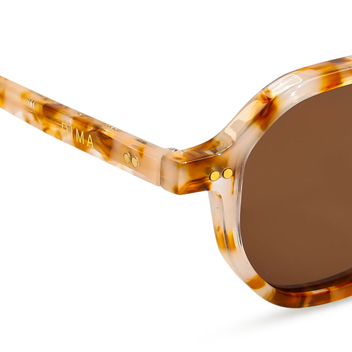 dima sunglass luxis brown pearl frame brown lens 5
