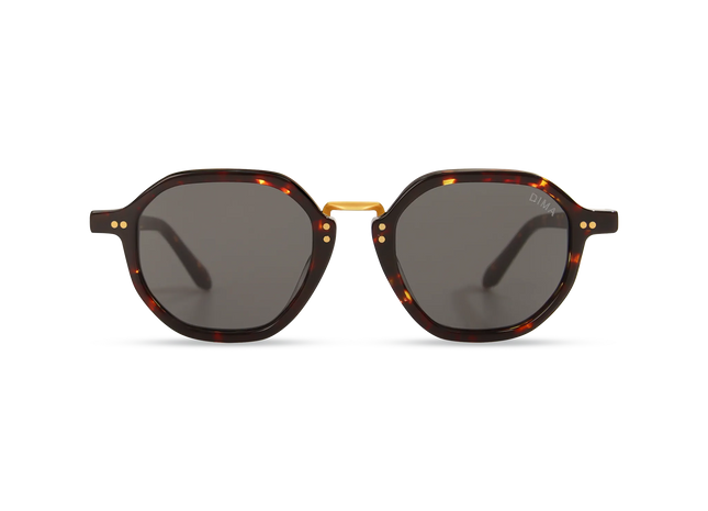 dima sunglass luxis dark tortoise frame grey lens 1