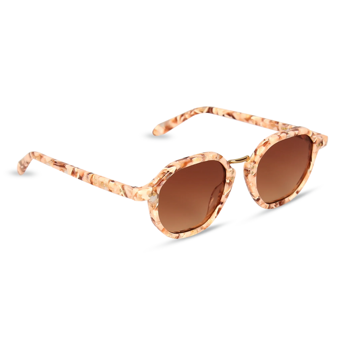  dima sunglass luxis pink pearl frame brown gradient lens 3