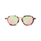 dima sunglass luxis pink tortoise frame pink mirror lens 1