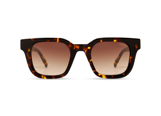 dima sunglass marlo amber tortoise frame brown gradient lens 1