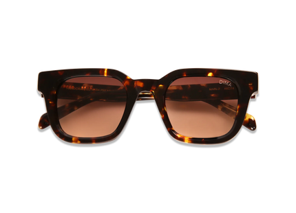 dima sunglass marlo amber tortoise frame brown gradient lens 2