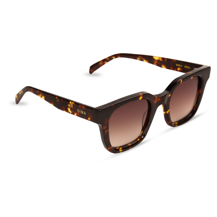 dima sunglass marlo amber tortoise frame brown gradient lens 3