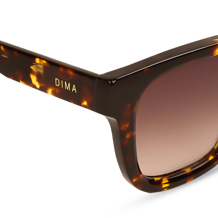 dima sunglass marlo amber tortoise frame brown gradient lens 5