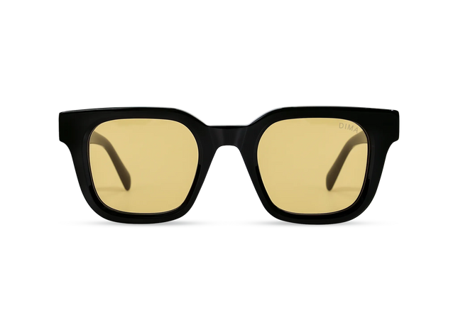 dima sunglass marlo black frame yellow lens 1