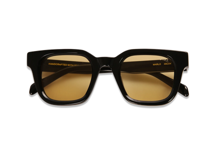 dima sunglass marlo black frame yellow lens 2