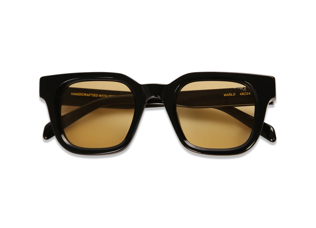 dima sunglass marlo black frame yellow lens 2