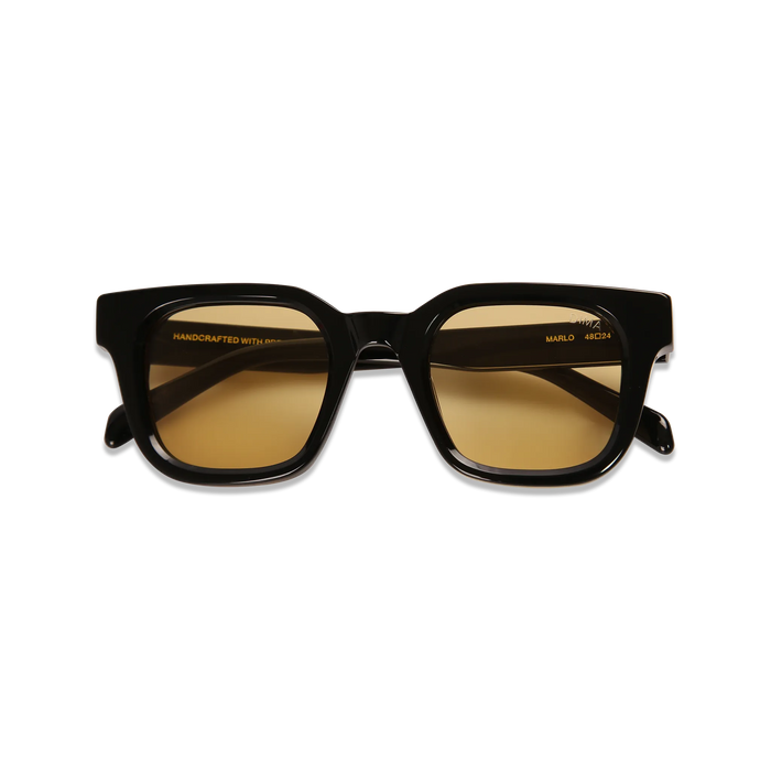 dima sunglass marlo black frame yellow lens 2