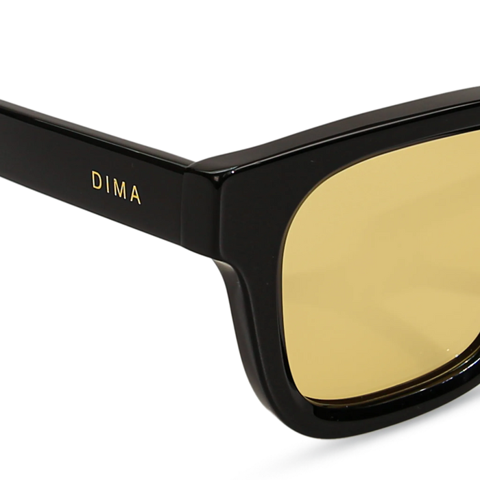 dima sunglass marlo black frame yellow lens 5
