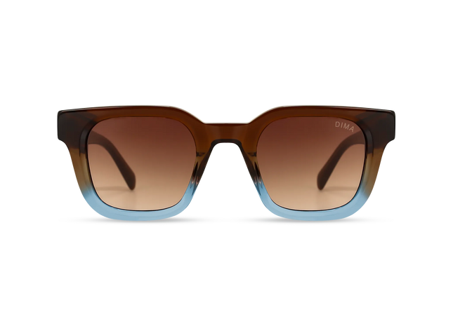 dima sunglass marlo brown grey gradient frame brown gradient lens 1