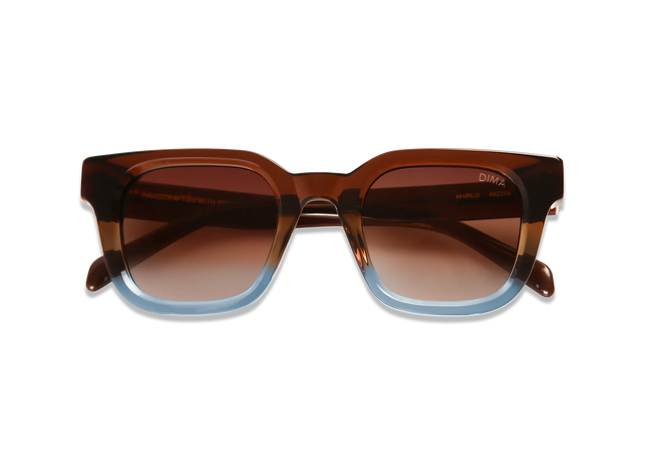 dima sunglass marlo brown grey gradient frame brown gradient lens 2