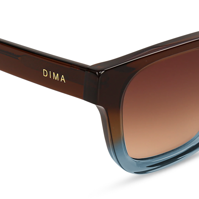 dima sunglass marlo brown grey gradient frame brown gradient lens 5