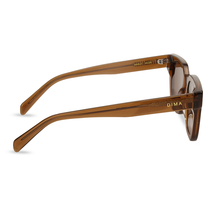 dima sunglass marlo crystal brown frame brown lens 04