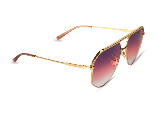 dima sunglass nova gold crystal wine frame triple gradient lens 2