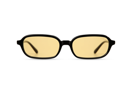 dima sunglass rikki black frame yellow lens 1