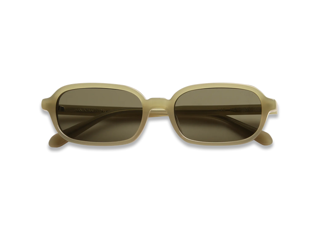 dima sunglass rikki milky light olive frame olive lens 2