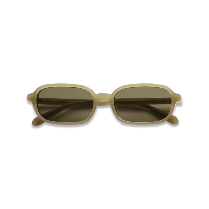 dima sunglass rikki milky light olive frame olive lens 2