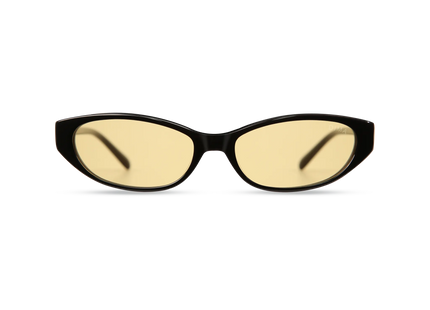 dima sunglass sammi black frame yellow lens 1
