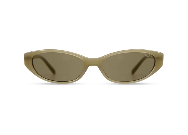 dima sunglass sammi milky light olive frame olive lens 1