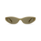 dima sunglass sammi milky light olive frame olive lens 1