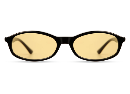 dima sunglass sundra black frame yellow lens 1