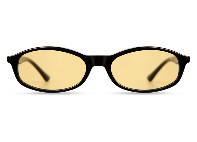 dima sunglass sundra black frame yellow lens 1