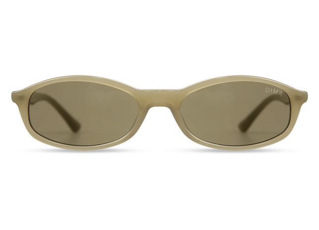 dima sunglass sundra milky light olive frame olive lens 1