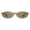dima sunglass sundra milky light olive frame olive lens 1