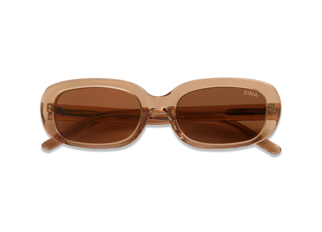 dima sunglass violet crystal brown frame brown lens 2