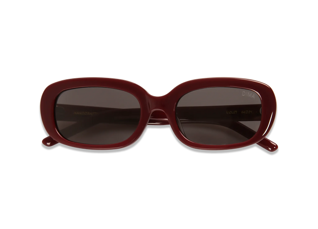 dima sunglass violet wine frame grey lens 2