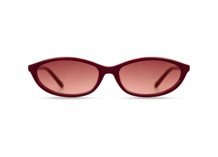  dina burgundy frame wine Gradient Lens 1