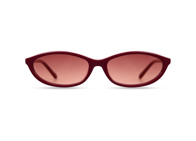  dina burgundy frame wine Gradient Lens 1