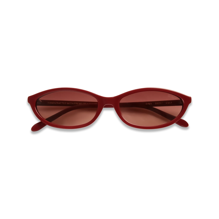  dina burgundy frame wine Gradient Lens 2