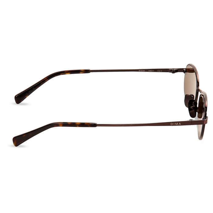 shena brown dark tortoise frame brown lens 4